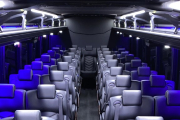 Brick Charter Bus Interior