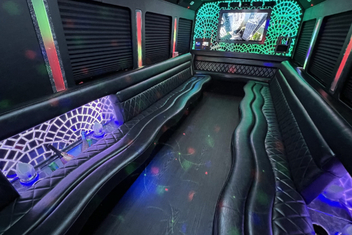 Brick Limo Bus Interior