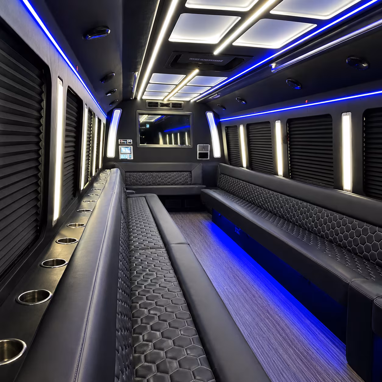 brick party bus rentals inside