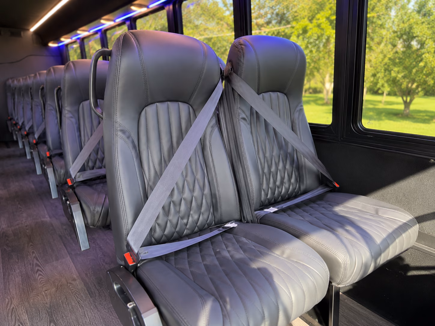 brick private event transportation onboard seating