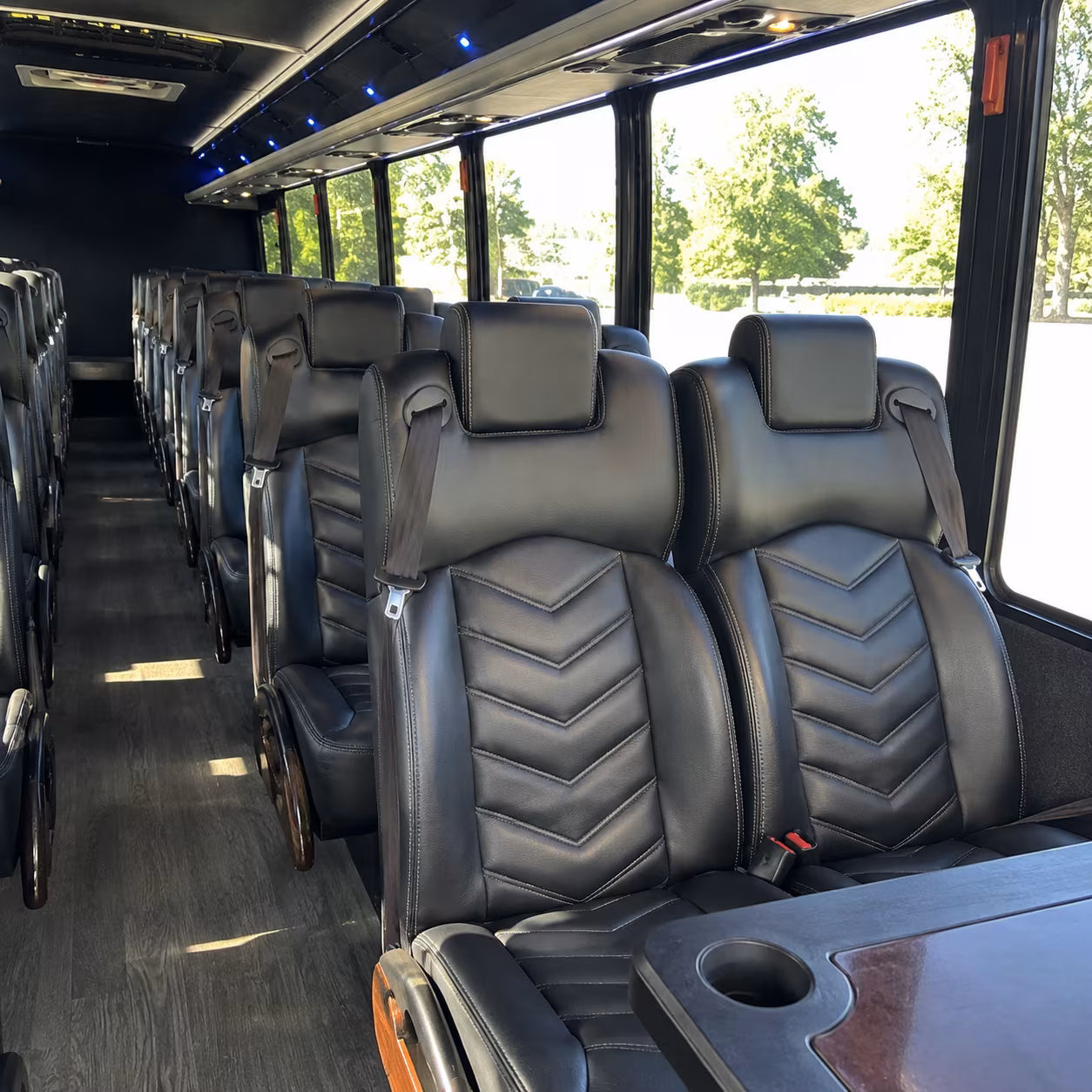 brick school event transportation onboard seating