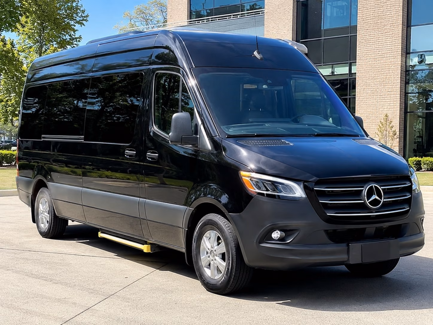 bridal party sprinter vans and vip transfers on your wedding day